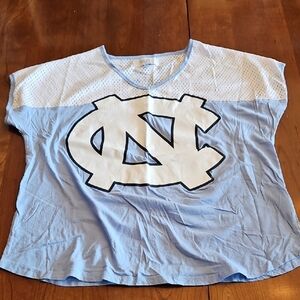 Women's Light Blue Graphic Top